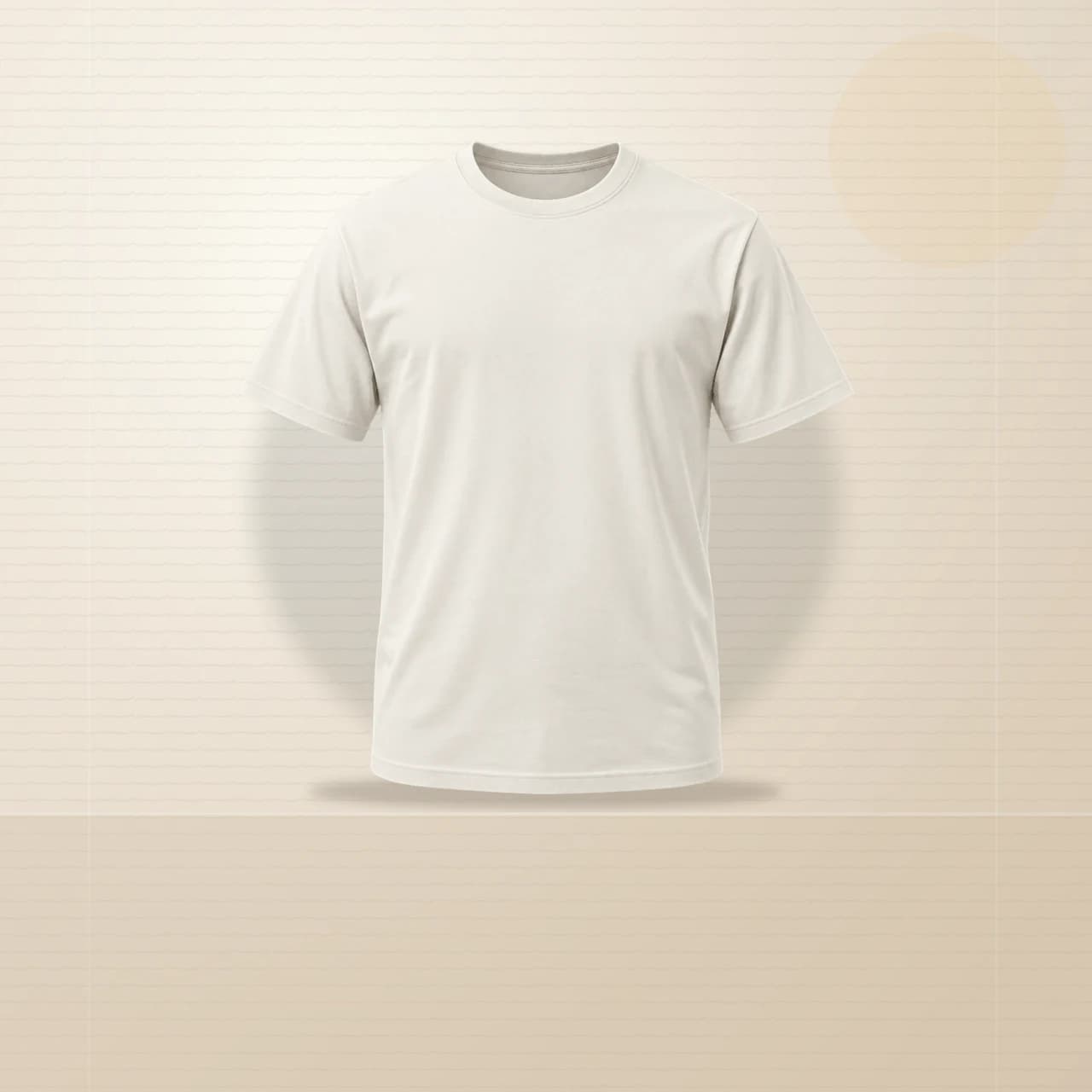 Original Yoou T-shirt studio scene used to verify artwork placement